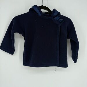 Navy Blue Kids Fleece Jacket